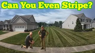 Cutting Grass, Laying Stripes, Landscaping , Eating...