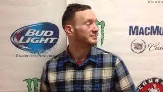 Nick Alley's Post Fight Reaction