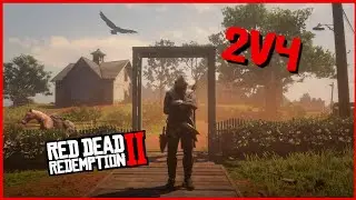 2v4 Angry Barcode get Destroyed | RDR2 Online