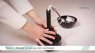 Como instalar un ventilador de techo: ventyly MORELOS con luz