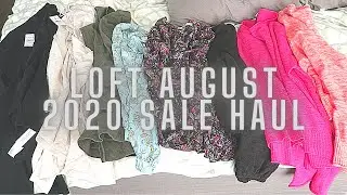 LOFT SALE TRY ON HAUL | 8 ITEMS FOR $57! TOPS SWEATERS