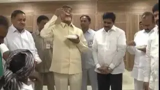 DIVISEEMA FARMERS MET AP CM AT SECRETARIAT ON 31122016