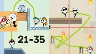 Attack Draw Line Stickman WEEGOON Gameplay 21-35 #mobilegame #stickman #drawgame #funnygame #viral
