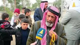 مدرسة وحيدة مدمرة في قرية 
