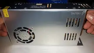 Fonte chaveada 50 ampéres unboxing, ligação e regulagem de tensão!