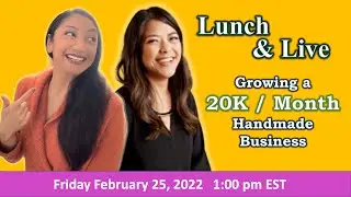 MEET THE MAKER MAVEN!  Rosie from Wandercrafter | Lunch & Live Q&A Feb. 25 2022
