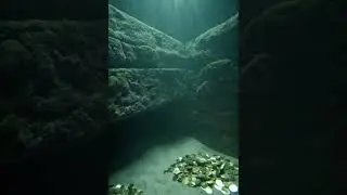 💰 Ancient Coins Falling from Cracked Wall 🪙 | #sunkengold #treasurevault #aishorts