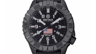 DEEP BLUE DIVE WATCH REVIEW! & HAPPY 4th OF JULY 🇺🇸