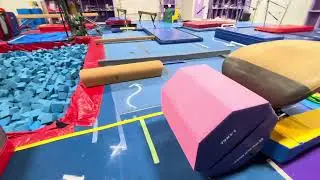 2025-2026 Session - Week 4: Recreational Climbing Wall Warm up, Vault, and Bars Stations 