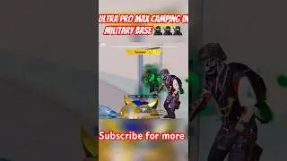 Ultra pro max camping in military base #hellgaming #ytshorts #shorts #trending #bgmishorts #asmr