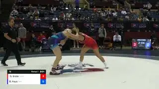 2023 Senior Nationals: Skylar Grote vs Brooklyn Hays: 76 KG 3rd Place Bout