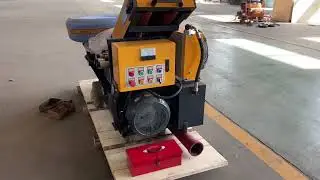 BLM-CP7B small electric concrete pump delivered （2）