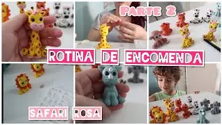 ROTINA DE ENCOMENDA - BICHINHOS SAFARI BISCUIT - PARTE 2 - FINALIZANDO E ENTREGANDO - JUSLENE RATCOV