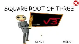 SQUARE ROOT OF THREE Baldi Mod Gameplay #2