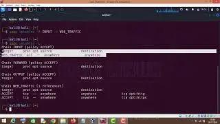 iptables in Kali Linux | Kali Linux Tools