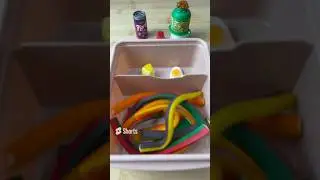 Packing School Lunch *GUMMY RAMEN* #shorts