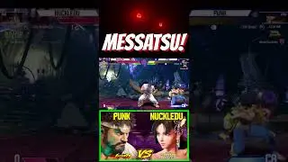 SF6 Punk (Ryu) VS NuckleDu (Mai)💥Messatsu!💥スト6💥Street fighter 6 💥Shorts