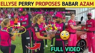 Ellyse Perry Proposes Babar Azam Video😍| Ellyse Perry News| Babar Azam & Ellyse Perry Viral Image 