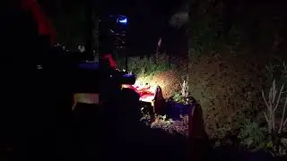 Night rotavator work in mulberry field 🌙🚜Real engine & audio sound 🔊#agritecharun #agricultureindia