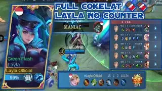 Build Layla Tersakit 2023 Tutorial Cara Bermain Layla No Counter gameplay Hero Layla Mobile Legends