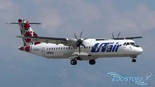 RARE! UTair Ukraine - ATR-72-500 UR-UTK - Landing at Split Airport SPU/LDSP