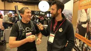 The Blumes interview Spider Holster at ImagingUSA in Nashville