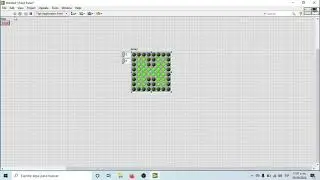 matriz de led con array labview