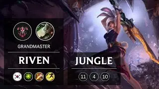 Riven Jungle vs Xin Zhao - KR Grandmaster Patch 9.3
