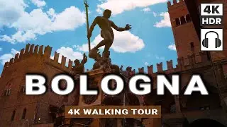 BOLOGNA, ITALY 🇮🇹 Walk | San Petronio, Asinelli, Archiginnasio [4K/60, Captions, Immersive Sound]