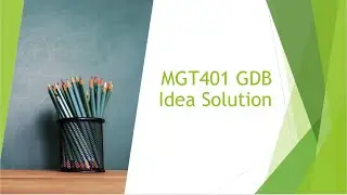 MGT401 GDB Idea Solution (use plus sign with Depreciation and Account payable)