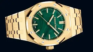 Audemars Piguet Royal Oak Gets STUNNING Green Malachite Dials (37mm & 41mm)