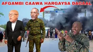 DEGDEG HARGAYSA DAGAALKII UGU CUSLAA CAAWA HABAR AWAL WEERARTAY MADAXTOOYADA AFGAMBI MUUSE BIIXI,XOG