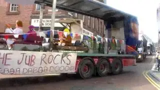 Tweedmouth feast Salmon Queen floats 2014