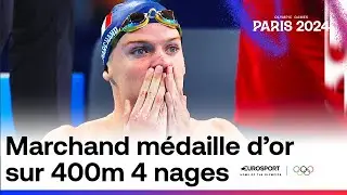 JO PARIS 2024 - LÉON MARCHAND CHAMPION OLYMPIQUE DU 400M 4 NAGES AVEC RECORD OLYMPIQUE !