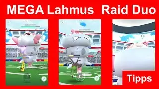 Mega Lahmus Raid Duo gewinnen. Wie man Mega Lahmus zu zweit besiegt - Pokemon GO Deutsch 416