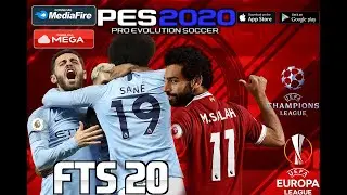 FTS 20★Mod PES 2020 Europeu 100% Atualizado▶OVERS REALISTAS▶GR&Aacute;FICOS DE PS4▶Novos Emblemas