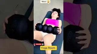 yoga for weight loss🙏yoga for  belly fat_weight loss at yoga room #yogatime #motivation #shorts