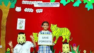 🐯 Roar for a Cause! Indus Global Academy Celebrates International Tiger Day 🐾