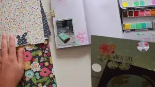 Process video Documenting in my TN - Flowers - July's mini-marathon #1