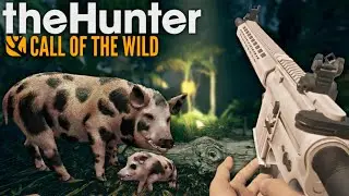CAÇADA INSANA DE PORCOS SELVAGENS A NOITE! - The Hunter Call Of The Wild