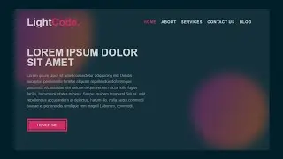 How To Make Glassmorphism Website using HTML and CSS