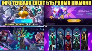 INFO TANGGAL RILIS EVENT PROMO DIAMOND KUNING 2022 | EVENT 515 MOBILE LEGENDS