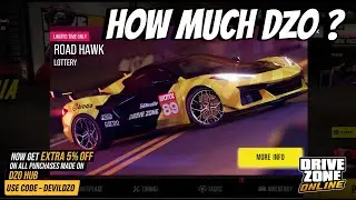 Drive Zone Online: Road Hawk Lottery Is Here | How Much DZO ?? Will You Need | Performance Test !!