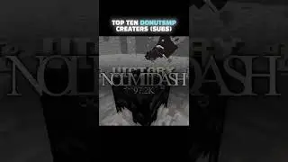 Top Ten DonutSMP Creators #donutsmp #minecraft #shorts