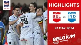 FIH Hockey Pro League 2023/24 Highlights | BEL v IND (M) | Match 1