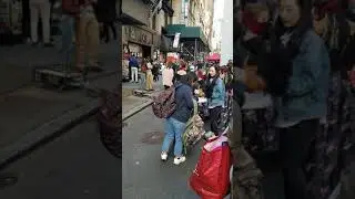 A: A New York City View of the Korean Day Parade and Street Festival in Korea Town. October 2019