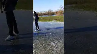 Snow Frozen Grass river sides Reading Uk Thames Valley Park London