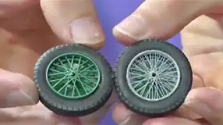 How to make a metal tension spoke wheel   Great Guide Plastic Models