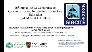 RealPhish | Real Time Algorithm | Email Phishing Detection
