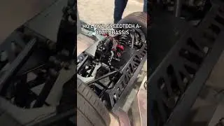 315s in the front and 355s in the back! The @speedtech_performance #Abody IRS chassis is no joke!
